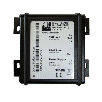 Conversor Ethernet/IP - HD674-A004-4 series - ADFweb.com - MODBUS