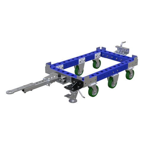 Carrinho de movimentação - Q-100-0994  - FlexQube - metálico / com seis rodas