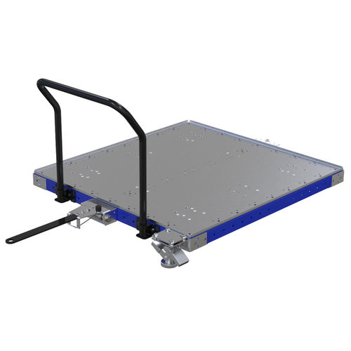 Carrinho de movimentação - Q-100-0987  - FlexQube - metálico / com plataforma rebaixada / com seis rodas