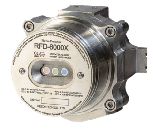Detector de chama IR - RFD-6000X - REZONTECH - RS-485 / 4–20 mA / com saída de relé