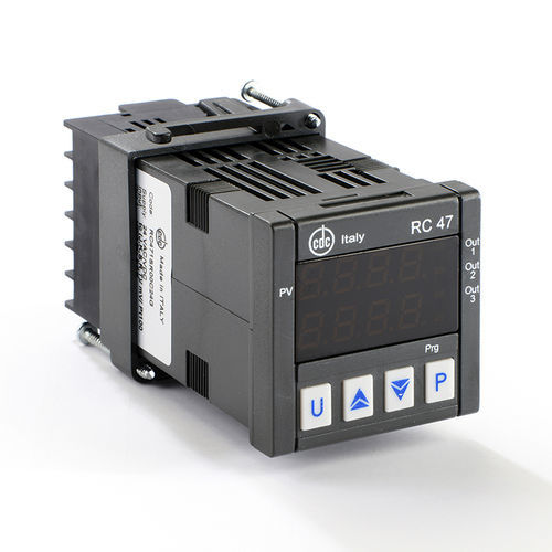 Controlador de temperatura digital - RC47 - ELETTROMECCANICA CDC s.r.l. - com display LED / com visor duplo / PID