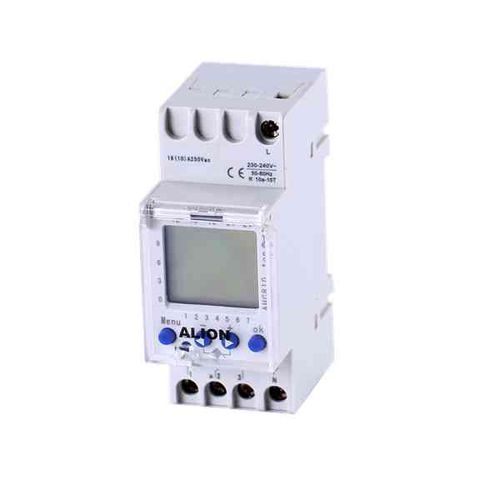 Interruptor horário digital - AHC810 - Wenzhou ALION electronics Co.,Ltd - para trilho DIN