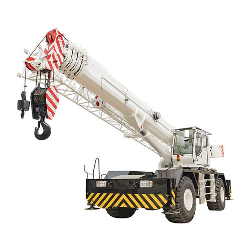 Guindaste móvel - RT55 - XUZHOU JIUFA CONSTRUCTION MACHINERY CO.,LTD - com lança / telescópico / para terrenos acidentados