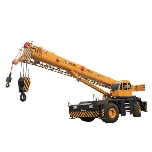 Guindaste móvel - RT60 - XUZHOU JIUFA CONSTRUCTION MACHINERY CO.,LTD - com lança / telescópico / para terrenos acidentados