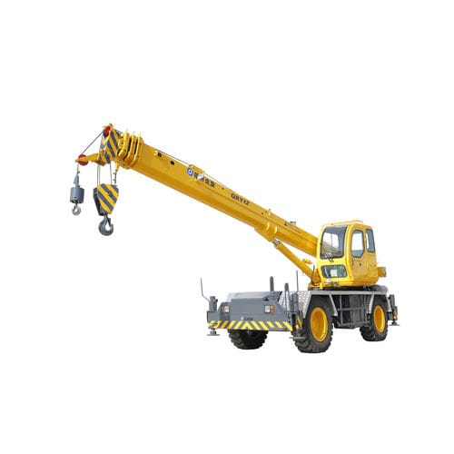 Guindaste móvel - RT12 - XUZHOU JIUFA CONSTRUCTION MACHINERY CO.,LTD - com lança / telescópico / para terrenos acidentados