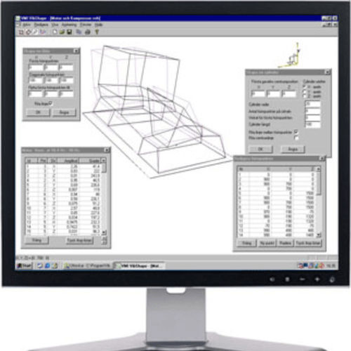 Software de animação - VibShape™ - VMI International AB - de máquina