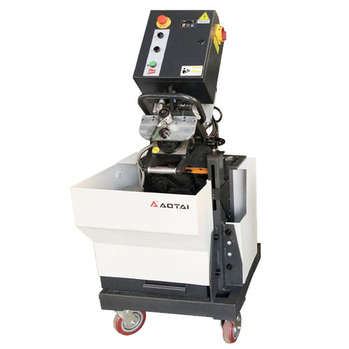 Chanfradeira elétrica - SKF-900 - Aotai Machine Manufacturing Co., Ltd - móvel / de placa metálica / em inox