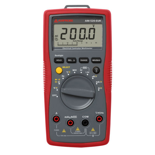 Multímetro digital - AM-520-EUR - BEHA AMPROBE - portátil / CAT III / CAT IV