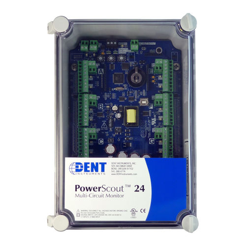 Medidor parâmetros elétricos - PowerScout 24 - DENT INSTRUMENTS - industrial / modular / trifásico