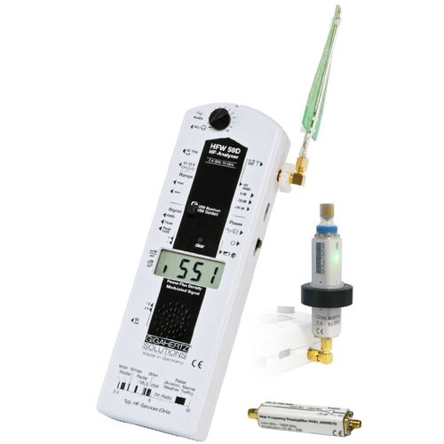 Medidor de campo elétromagnético - HFW59D plus - GIGAHERTZ SOLUTIONS - digital / para edifício / portátil