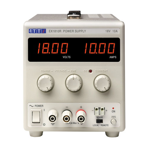Fonte de alimentação elétrica de mesa - EX-R Series - TTI - CA/CC / com saída simples / com duas saídas