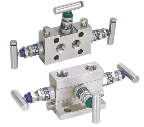 Distribuidor manifold de 5 vias - Vx series - Indumart - em aço inoxidável / para vácuo / para gás