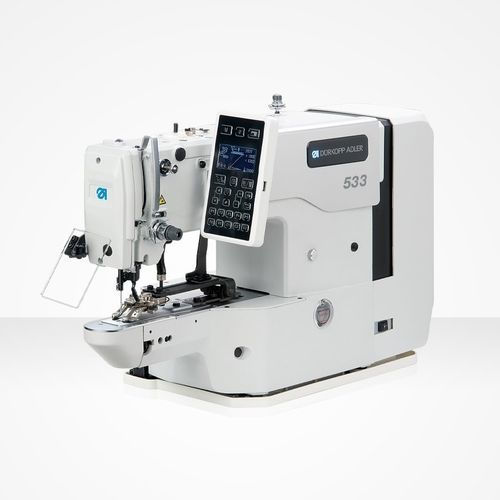 Máquina de costura de ponto fixo - 533 - Dürkopp Adler AG - de 1 agulha / de um único fio / para pregar botões
