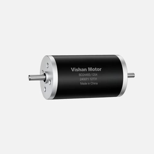 Motor BLDC - BD2448 - Vishan Motor - 12 V / 24 V / de eixo vazado