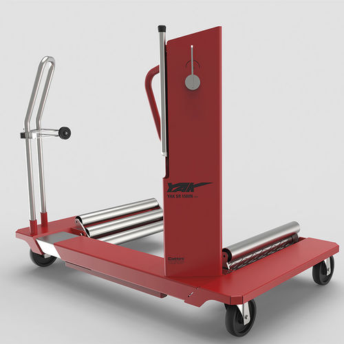 Carrinho para pneus - SR 1500N - Cattini Oleopneumatica - para cargas pesadas / com rodízios / de rolos cilíndricos