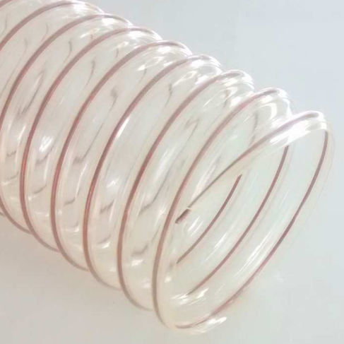 Mangueira para produtos alimentares - ABC PUR F 5 PUFDA - ABC FLEX - em poliuretano / de sucção / resistente à abrasão