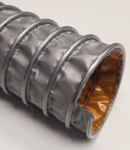Duto de ventilação flexível - ABC KAPTON 400 - ABC FLEX - em tecido / em aço galvanizado / espiral
