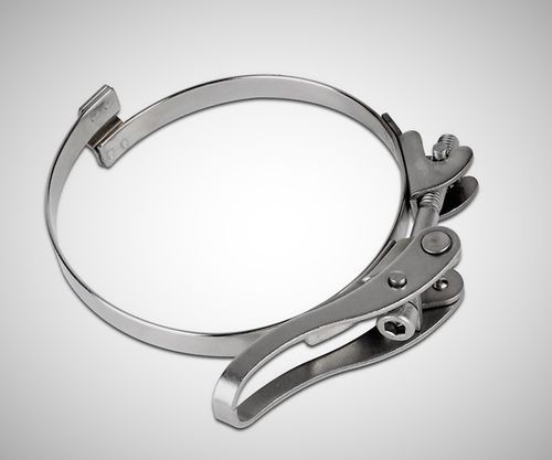 Abraçadeira para mangueira em aço inoxidável - ABC FLEX - de parafuso / de fita / de fecho rápido