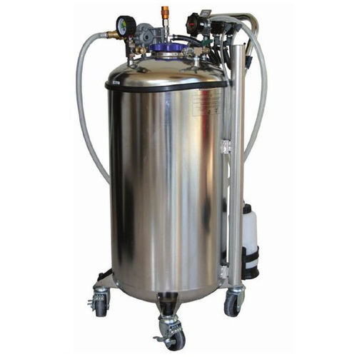Tanque de material reciclado - SPIN s.r.l. - de combustível / em aço inoxidável / móvel