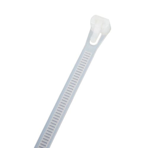 Abraçadeira de cabos em material plástico - CTR3.6-100N - Vital Parts ltd - em nylon / reutilizável / autotravante