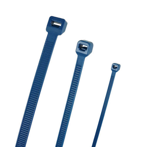 Abraçadeira de cabos metálica - CTMD2.5-100BL	 - Vital Parts ltd - em nylon / detectável para detector de metais / autotravante