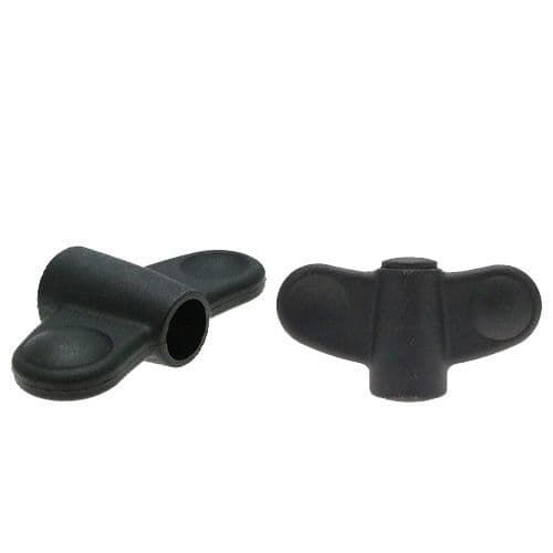 Porca borboleta - WING0210	 - Vital Parts ltd - em latão / em termoplástico / com rosca
