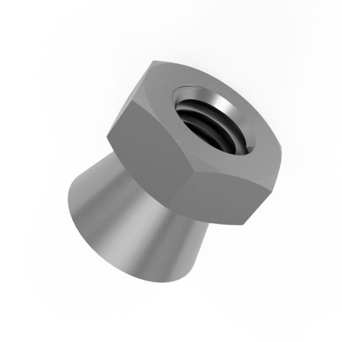 Porca sextavada - SNUT-M series - Vital Parts ltd - cilíndrica / flangeada / em aço inoxidável
