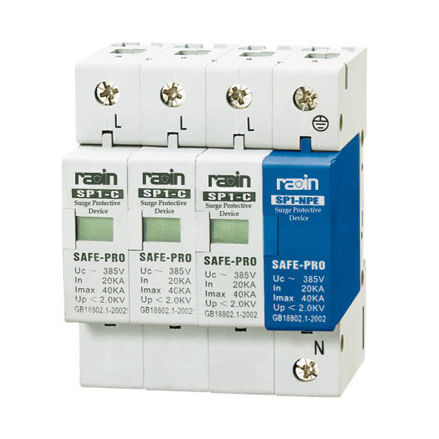 Dispositivo de proteção contra surtos contra sobretensão - SP1-NPE - Radin Electric Technology Co., lTD - de descarga de gás / 2 polos / tripolar