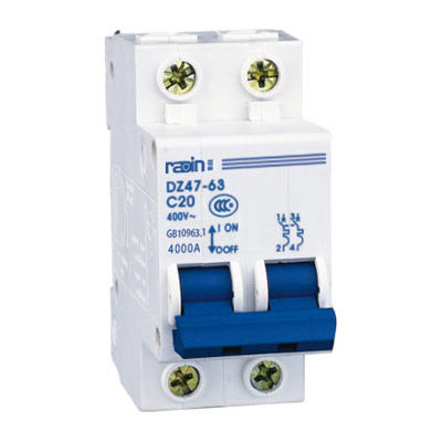 Disjuntor termomagnético - DZ47-63 series - Radin Electric Technology Co., lTD - CA / para sobrecarga / tripolar