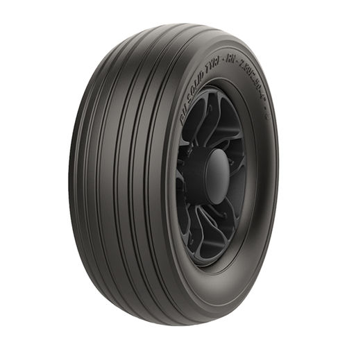 Roda com banda de rodagem - RN-2.8/2.5-4 series - Natural Technology Co., LTD. - em nylon / maciça / plana