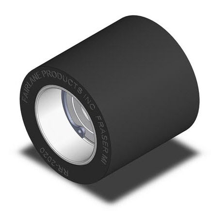 Rolo-guia - RR series - Fairlane Products - em aço / de neoprene / com rolamento de esferas
