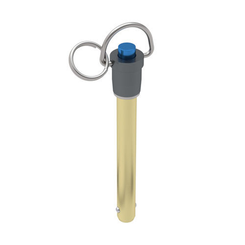 Pino trava rápida de botão - RAAS series - Fairlane Products - com argola / em aço inoxidável