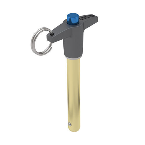 Pino trava rápida em T - TAAS series - Fairlane Products - de botão / com argola / em aço inoxidável