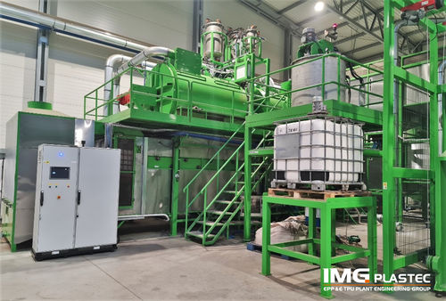 Linha de produção de painéis de isolamento - imgNF - IMG Plastec Co. Ltd. - de painéis sanduíche de EPS / para construção civil