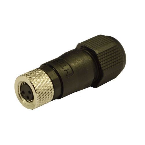 Conector M8 - 08FC3000-S-SK - H.T.P. - de alimentação elétrica / reto / circular
