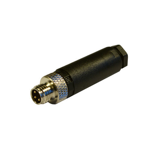 Conector M8 - 08MC3000-S - H.T.P. - de alimentação elétrica / reto / circular