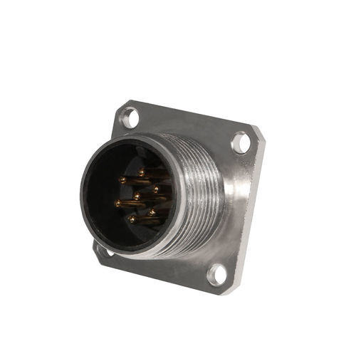 Conector para montagem em painel - 15MP7000 - H.T.P. - de alimentação elétrica / DIN / circular
