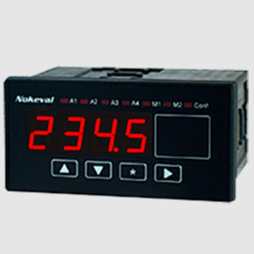 Indicador de corrente - 201 series - Nokeval - digital / para montagem em painel / 4–20 mA
