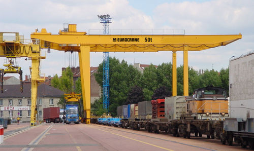 Guindaste de pórtico para trilho - 00128 - Eurocrane(China)Co.,Ltd - para oficina / para logística / de viga dupla