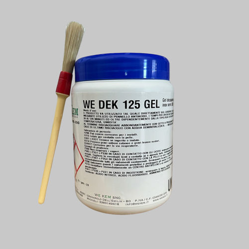 Gel de soldagem - WE DEK 125 GEL - WE KEM snc - para aço inoxidável / decapante