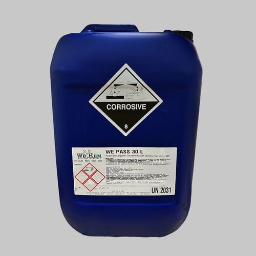Passivação de aço inoxidável - WE PASS 30 L - WE KEM snc - para a indústria química / para a indústria petroquímica / industrial