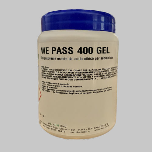 Passivação de aço inoxidável - WE PASS 400 GEL - WE KEM snc - industrial