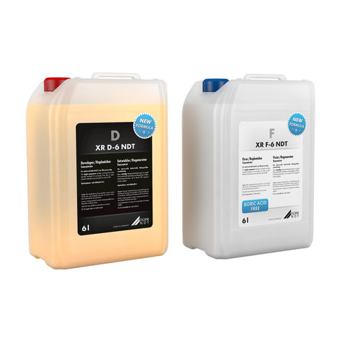 Produto químico para radiografia - XR D-6 NDT / XR F-6 NDT - DÜRR NDT GmbH & Co. KG - para CND / inodoro