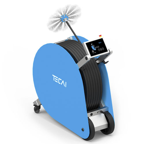 Máquina de limpeza com escova - rotair - Teinnova Tecai Innova SL - para HVAC / para dutos de ventilação / compacta