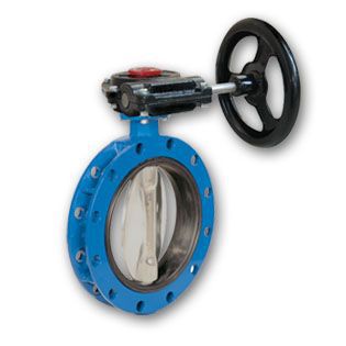 Válvula borboleta - 2314 - INTERNATIONAL FLUIDES CONTROLES - com volante / para gás / com flange dupla