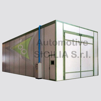 Cabine de jateamento de areia por sucção