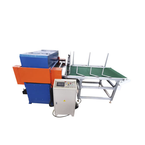 Máquina de corte para espuma - HG-B60T - HONGGANG - controlada por CLP / empilhadora / trifásica