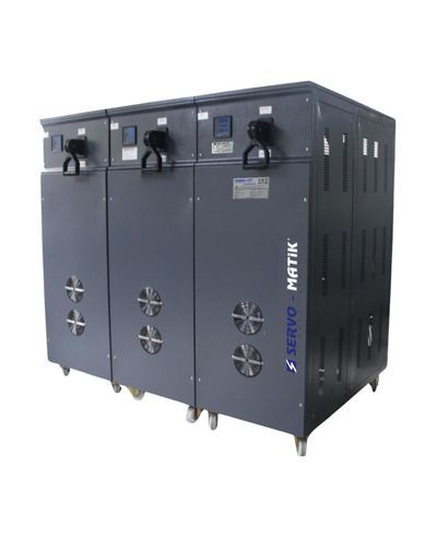 Estabilizador de tensão trifásico - SERVO-REG - Servo-Matik - com regulador automático de tensão