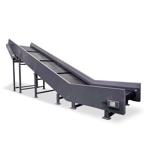 Transportador de corrente - GLC series - GEP ECOTECH CO., LTD. - com inclinação ajustável / elétrico / para a indústria de reciclagem