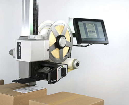 Rotuladora para aplicação na parte superior - E-commerce - Industrial Labelling Systems - para logística / em linha